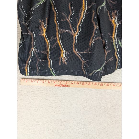 Nike Team Shorts Mens Medium Reversible Lightnight Black Gray Mesh Lined NO TAG - Picture 10 of 15